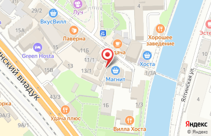 Магазин косметики и бытовой химии Магнит Косметик на Платановой улице на карте