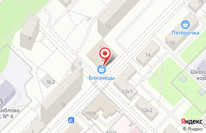 Универсам Близнецы на Вересковой улице на карте