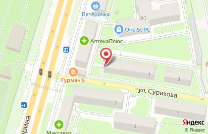 Детско-юношеский центр Контакт в Нижнем Новгороде на карте