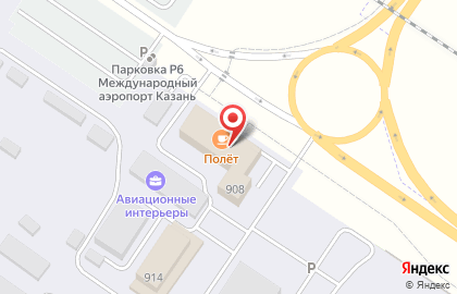 Кафе Полет в Казани на карте