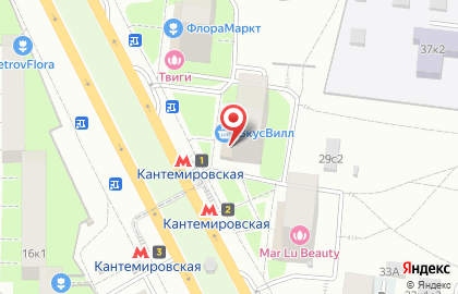 АДАМАС ("СТОЛИЧНЫЙ ЮВЕЛИРНЫЙ ЗАВОД",ООО) на Кантемировской на карте