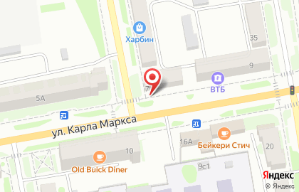 EХ на улице К.Маркса на карте