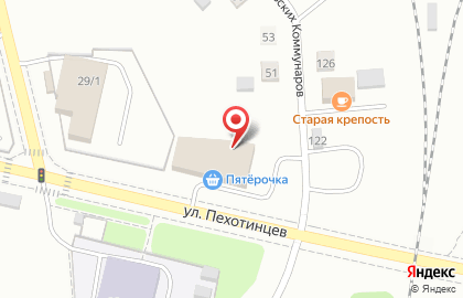 АЗС на Уральской на карте
