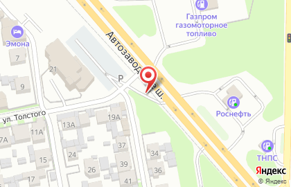 Автокафе Улитка на Автозаводском шоссе на карте