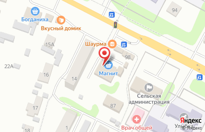 Супермаркет Магнит в Иваново на карте