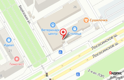 Туристическое агентство Бархатный сезон на Лососинском шоссе на карте