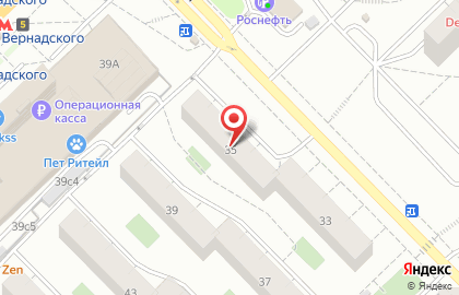 Сервис Beko на улице Удальцова на карте