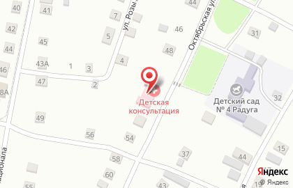 Детская поликлиника уразовской районной больницы №2 на карте