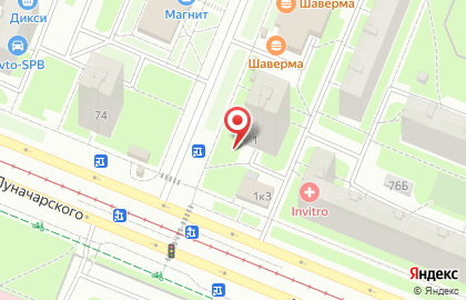 Киоск по ремонту обуви в Выборгском районе на карте