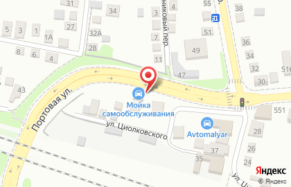 Магазин Ortmen.ru на Портовой улице на карте