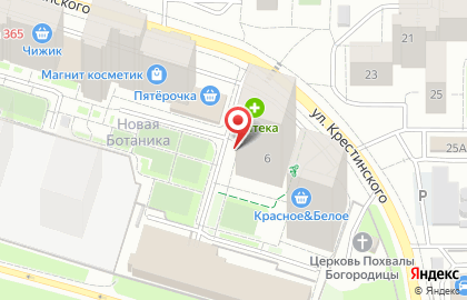 Аптека Сбер Еаптека на Крестинского на карте