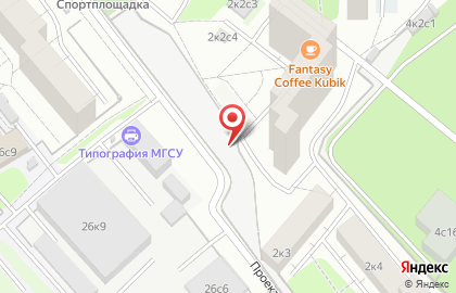 Автостоянка №105 на карте