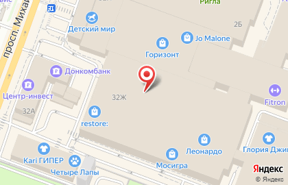 Ресторан быстрого питания Subway на проспекте Михаила Нагибина на карте