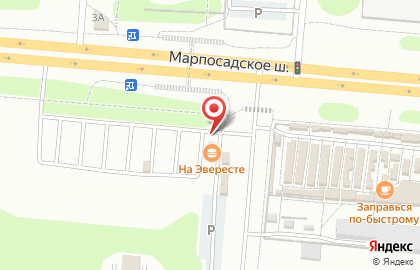 Автостоянка в Чебоксарах на карте