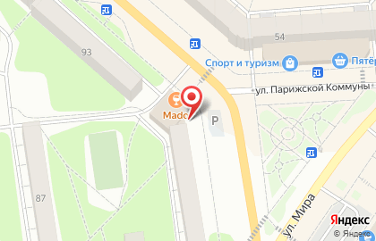 СберБанк в Перми на карте