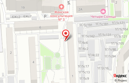Продуктовый магазин в Красноярске на карте