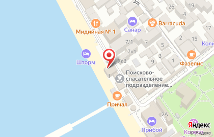 Лазаревское поисково-спасательное подразделение МЧС России на карте
