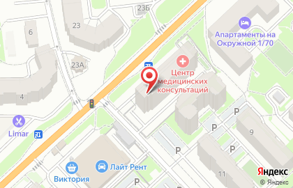 Стоматология 32 на Окружной улице на карте