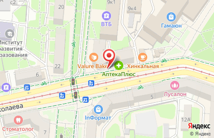 Магазин Enter на улице Николаева на карте