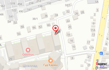 Косметологическая клиника Академия-лица в переулке Крупской на карте