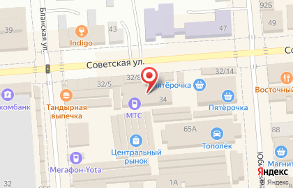 Аптека А-Мега в Борисоглебске на Советской улице на карте