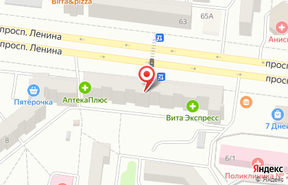Магазин Славянка в Октябрьском на карте