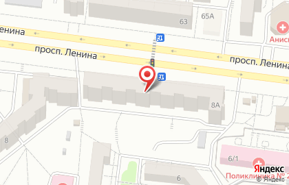 Магазин канцелярских товаров и косметики в Октябрьском на карте