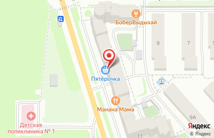 Соблазн на улице Академика Сахарова на карте