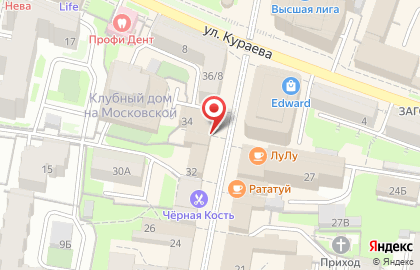 Кабинет косметического отбеливания зубов White & Smile на Московской улице на карте