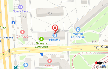 Екатеринбургский мясокомбинат на улице Старых Большевиков на карте
