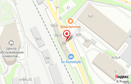Шиномонтажная мастерская в Академическом районе на карте