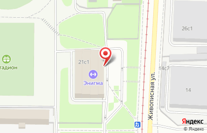 Сервисный центр BORK на Живописной улице на карте