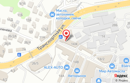 Аккумуляторный центр в Центральном районе на карте
