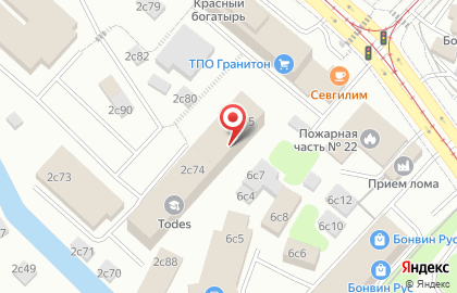 Бюро переводов Rost на Краснобогатырской улице на карте