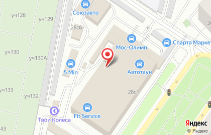 Автосервис АвтоФор на Ташкентской улице на карте