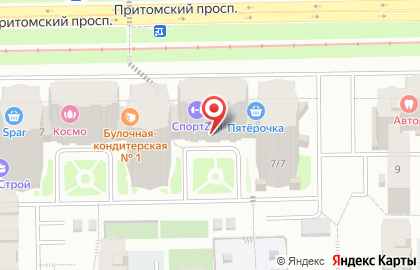 Всероссийская федерация борьбы на поясах, Кемеровское региональное отделение Общероссийской физкультурно-спортивной общественной организации на карте