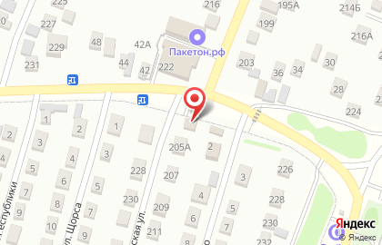 Продовольственный магазин Печенька на улице Лазо на карте