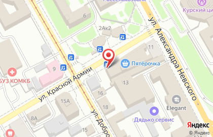 Универсальный магазин Fix Price на улице Красной Армии на карте