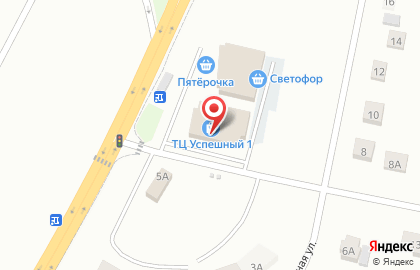 Супермаркет Пятёрочка на Попутной улице на карте