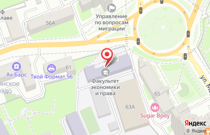 Оренбургский государственный аграрный университет на Ленинской улице, 63 на карте