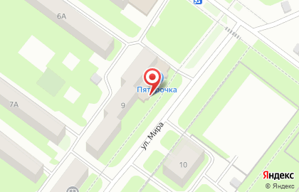 Минимаркет на улице Мира на карте