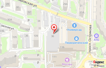 Салон напольных покрытий Полидекор-Владивосток на Хабаровской улице на карте
