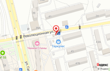 Киоск по продаже куры-гриль на улице Гагарина на карте