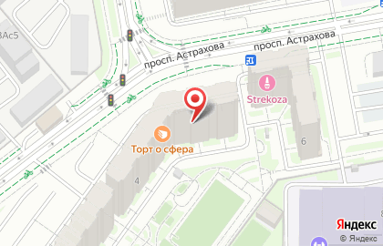 Туристическое агентство Слетать.ру на проспекте Астрахова на карте