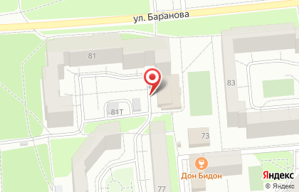 Рекламные стенды в лифтах, ООО ИНГРУП на улице Баранова на карте