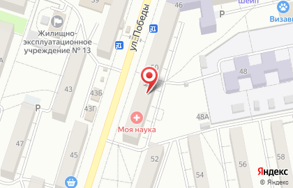 Магазин косметики и бытовой химии Магнит Косметик в Центральном районе на карте