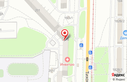 Медицинская компания Инвитро в Краснофлотском районе на карте
