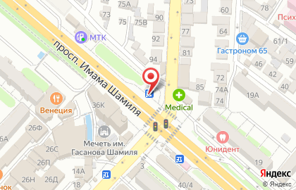 Шаурма №1 на проспекте Имама Шамиля на карте