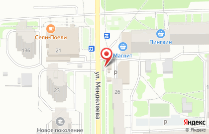 Сеть фирменных магазинов, ОАО Кировский мясокомбинат на карте