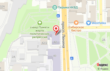 Детская музыкальная школа №2 на проспекте Ленина на карте